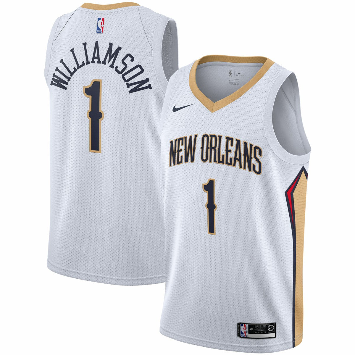 Zion Williamson New Orleans Pelicans 2019/2020 Swingman Jersey Association Edition White - Nike