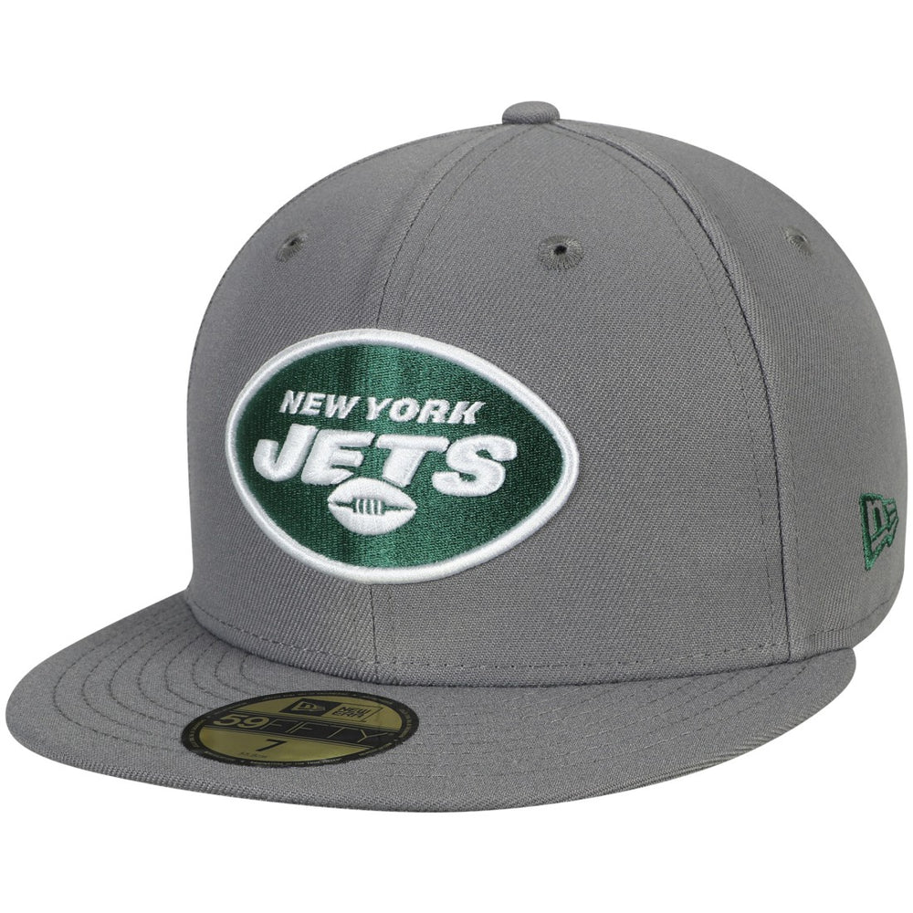 New York Jets New Era Storm 59FIFTY Fitted Hat - Graphite Hats