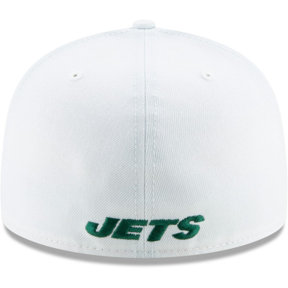 New York Jets New Era Omaha 59FIFTY Fitted Hat - White Hats
