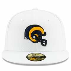 Los Angeles Rams New Era Historic Omaha 59FIFTY Fitted Hat - White Hats