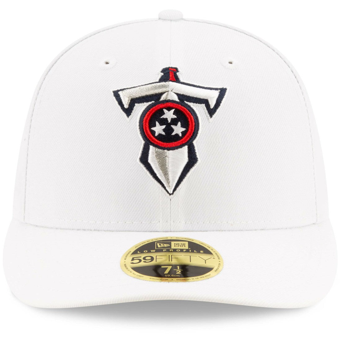 Tennessee Titans New Era Omaha Low Profile 59FIFTY Fitted Hat - White Hats