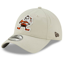 Cleveland Browns New Era Historic Playmaker 9TWENTY Adjustable Hat - Khaki Hats