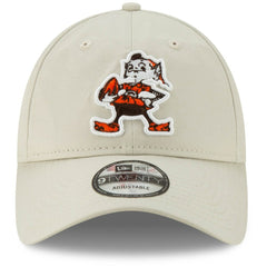 Cleveland Browns New Era Historic Playmaker 9TWENTY Adjustable Hat - Khaki Hats
