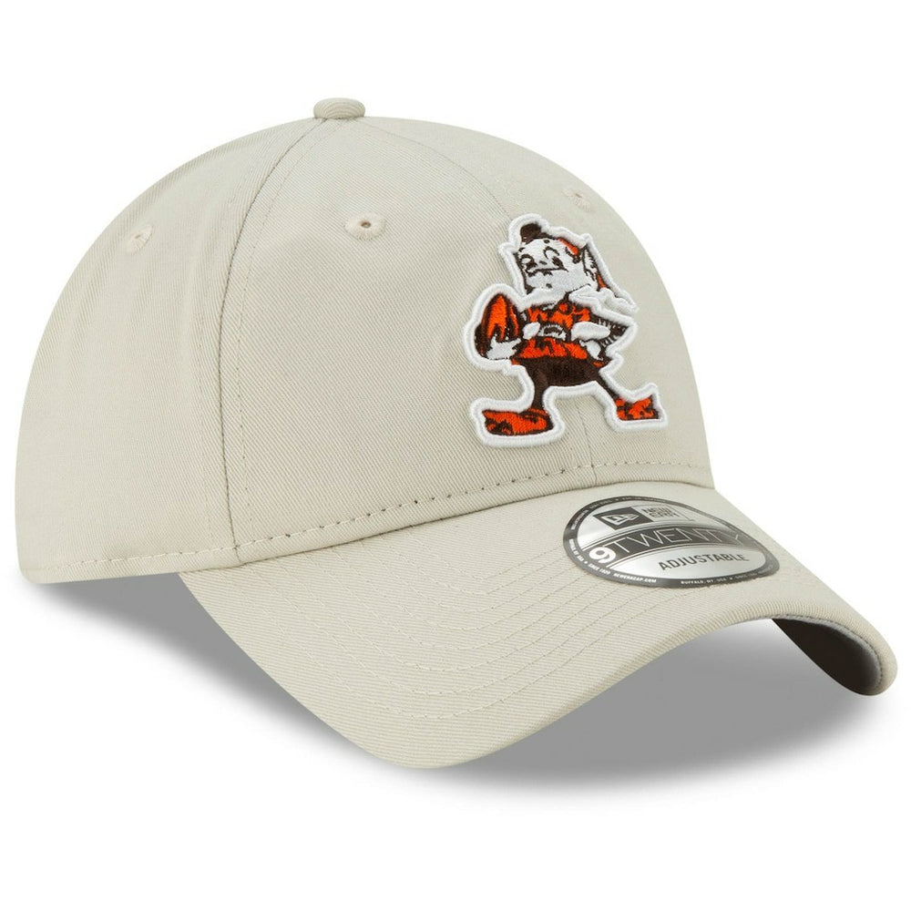 Cleveland Browns New Era Historic Playmaker 9TWENTY Adjustable Hat - Khaki Hats