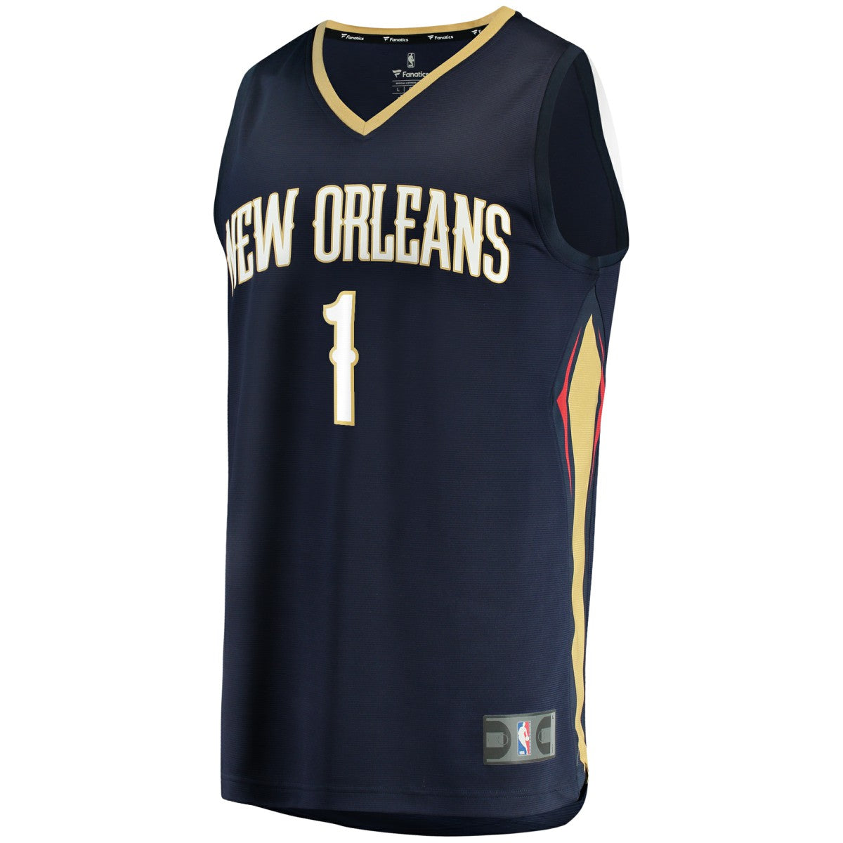 Zion Williamson New Orleans Pelicans Youth Replica Fast Break Jersey Navy Icon Edition - Fanatics