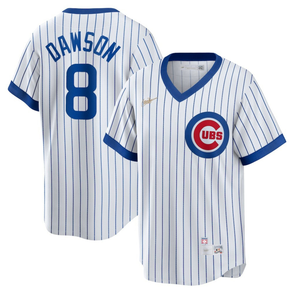 Andre Dawson Chicago Cubs Nike Home Cooperstown Collection Player Jersey - White Jerseys