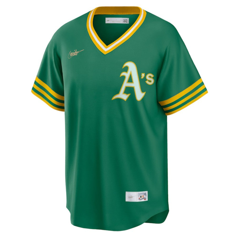 Reggie Jackson Athletics Nike Road Cooperstown Collection Player Jersey - Kelly Green Jerseys