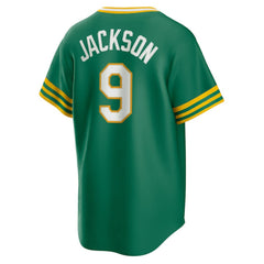 Reggie Jackson Athletics Nike Road Cooperstown Collection Player Jersey - Kelly Green Jerseys