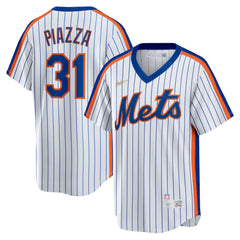 Mike Piazza New York Mets Nike Home Cooperstown Collection Player Jersey - White Jerseys