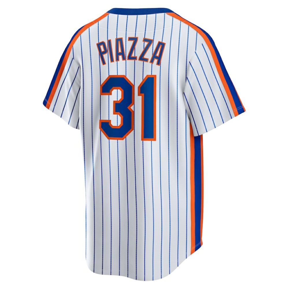 Mike Piazza New York Mets Nike Home Cooperstown Collection Player Jersey - White Jerseys