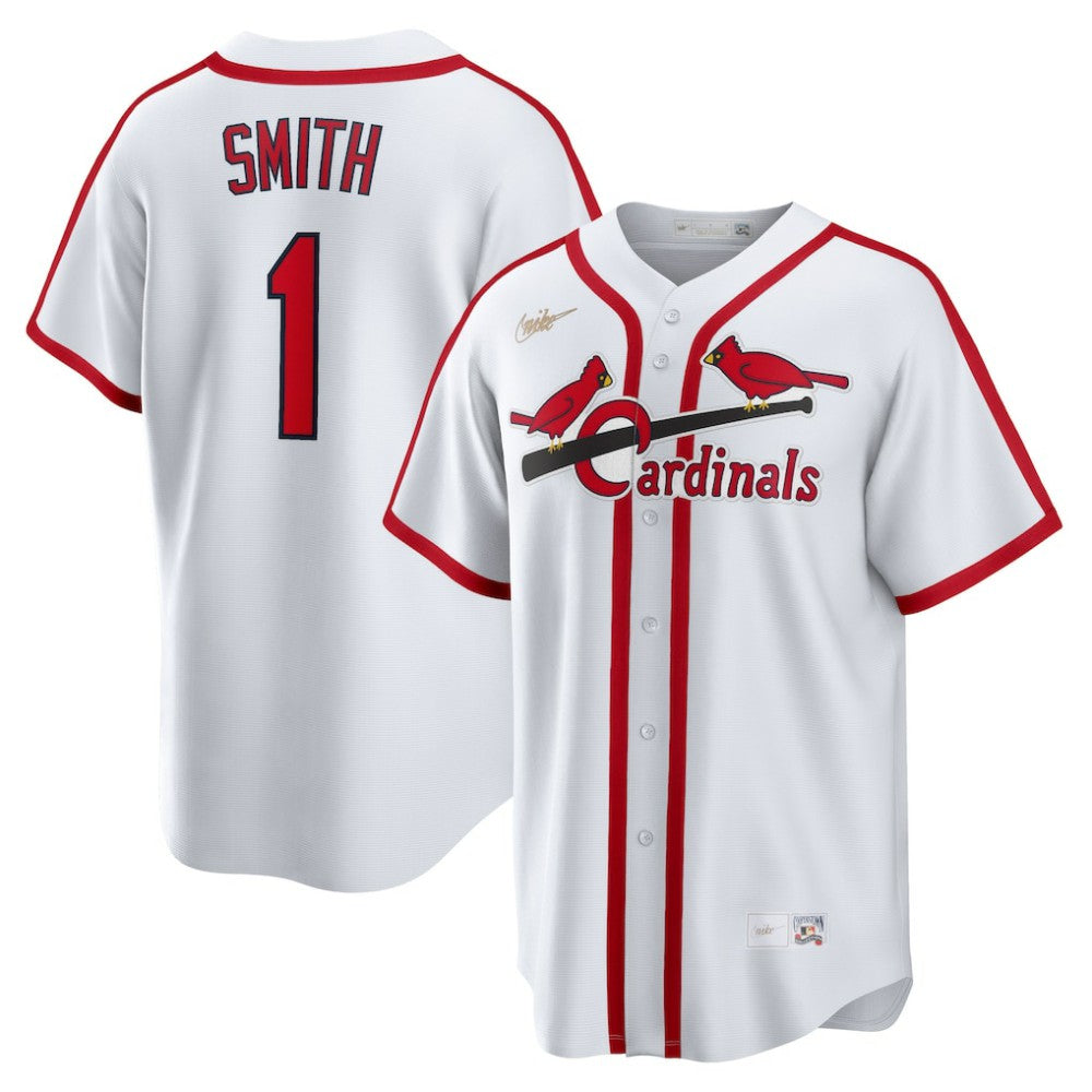 Ozzie Smith St. Louis Cardinals Nike Home Cooperstown Collection Player Jersey - White Jerseys