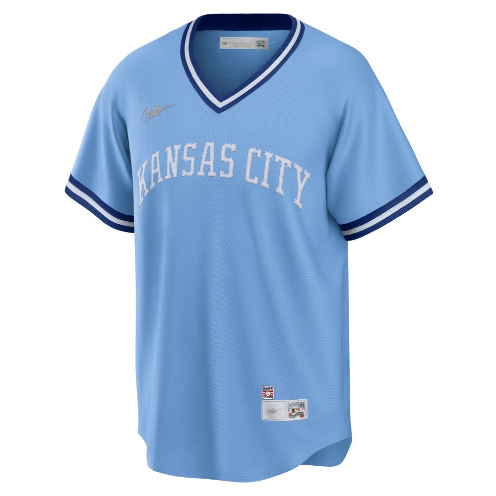 George Brett Kansas City Royals Nike Road Cooperstown Collection Player Jersey - Light Blue Jerseys