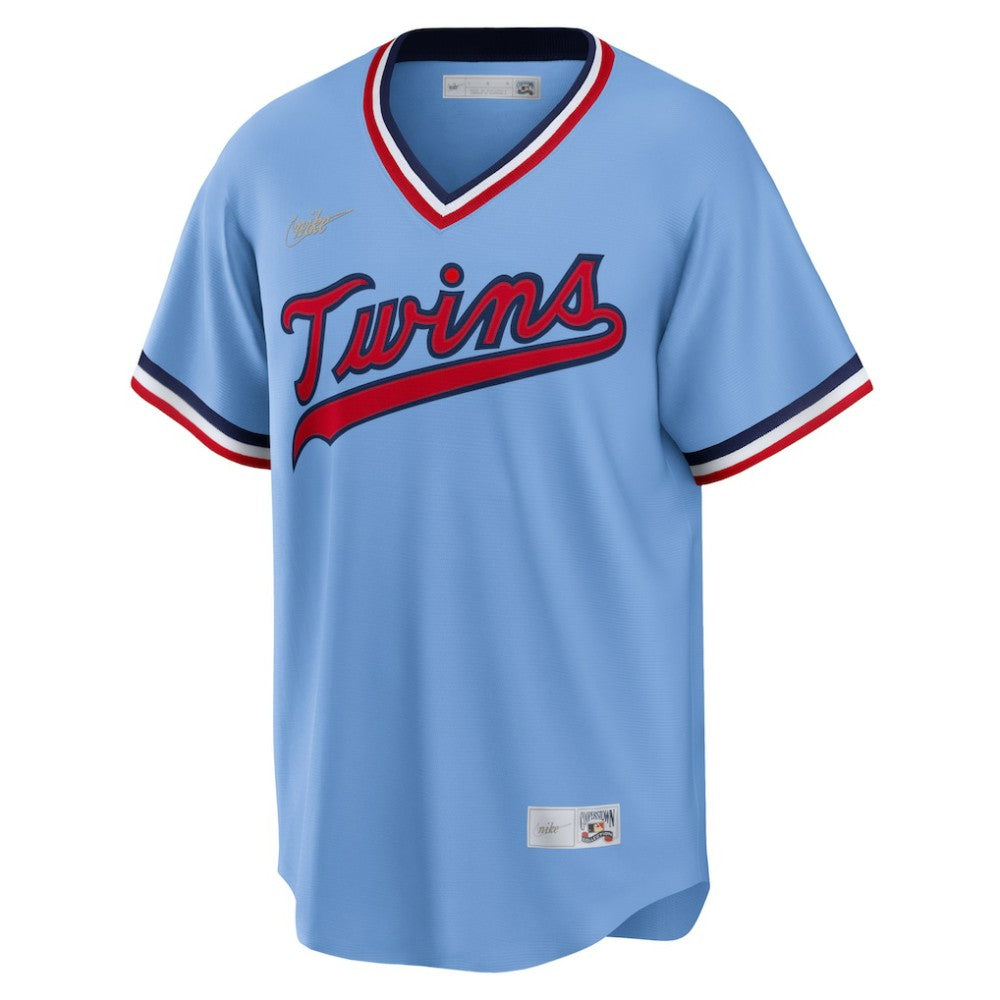 Minnesota Twins Nike Road Cooperstown Collection Team Jersey - Light Blue Jerseys