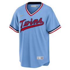 Minnesota Twins Nike Road Cooperstown Collection Team Jersey - Light Blue Jerseys