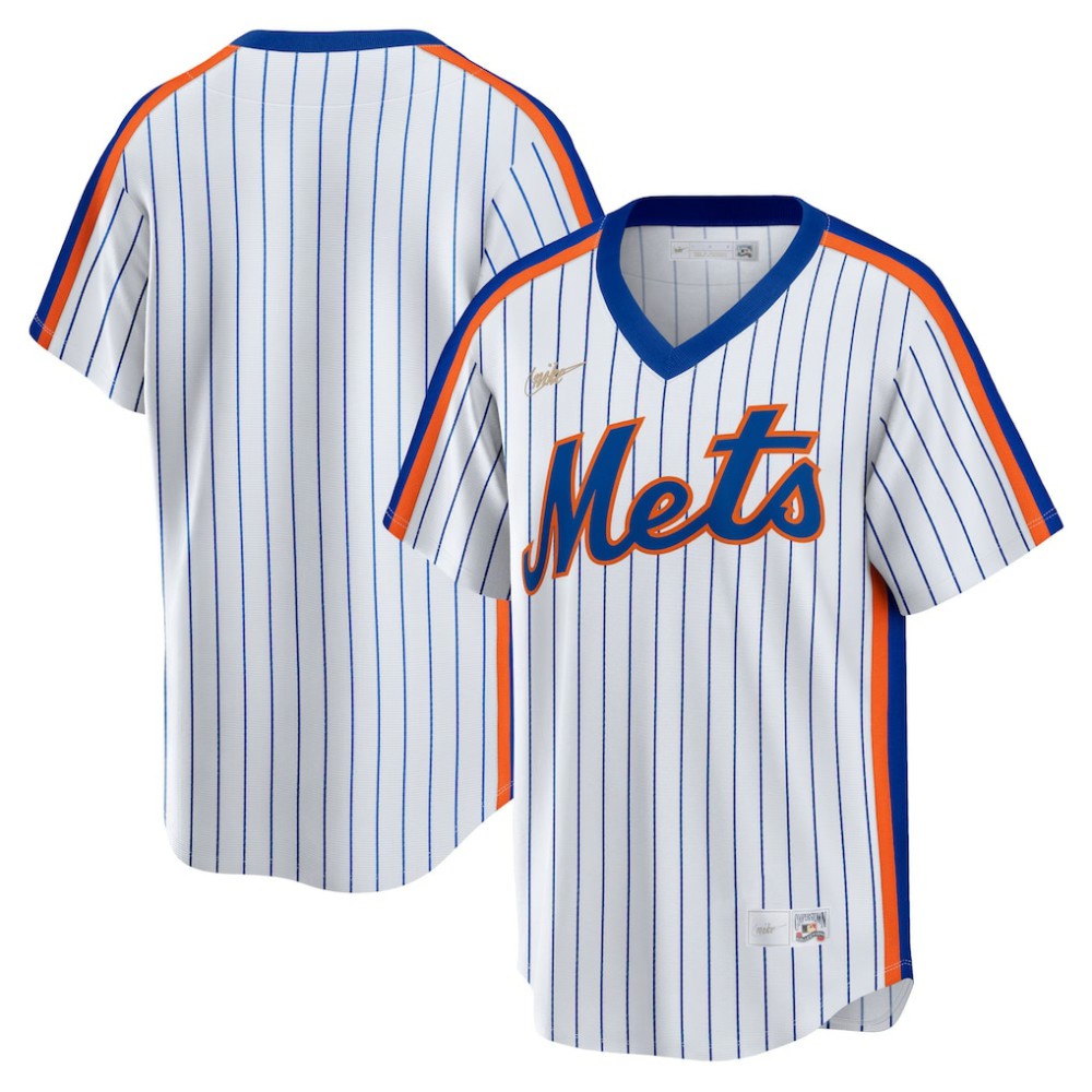 New York Mets Nike Home Cooperstown Collection Team Jersey - White Jerseys