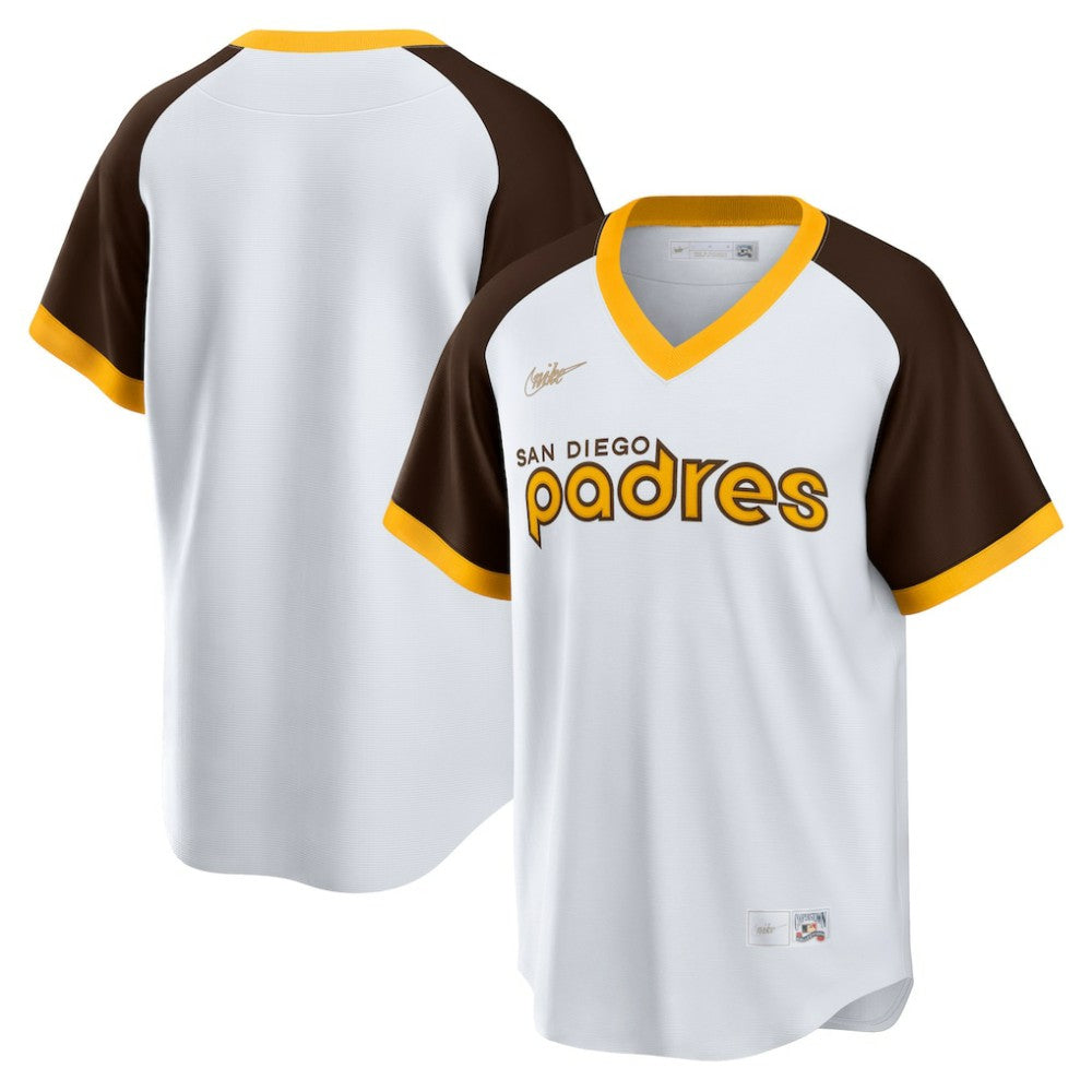 San Diego Padres Nike Home Cooperstown Collection Team Jersey - White Jerseys