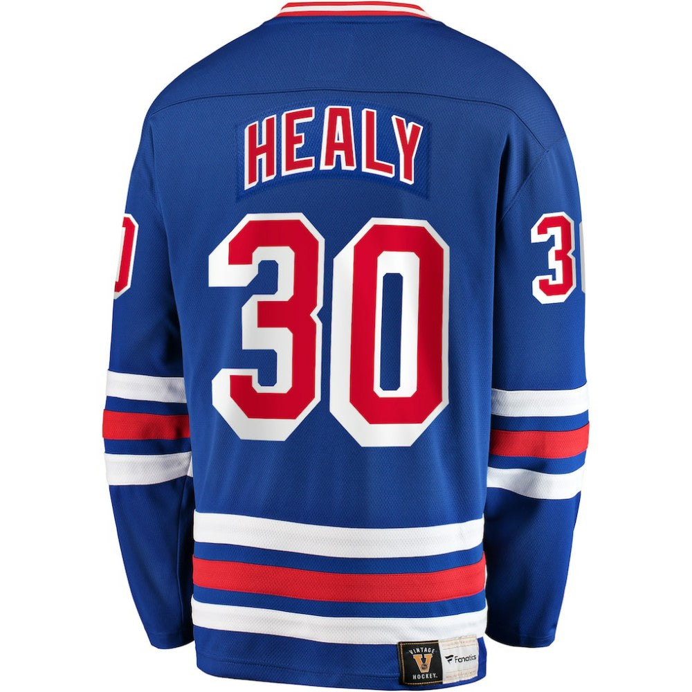 Glenn Healy New York Rangers Fanatics Premier Breakaway Retired Player Jersey - Blue | US 3600723