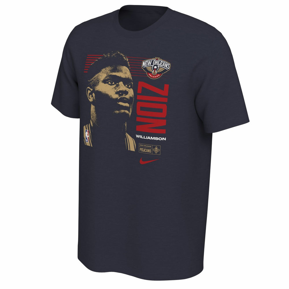 Zion Williamson New Orleans Pelicans 2019 NBA Draft First Round Rookie T-Shirt Navy - Nike