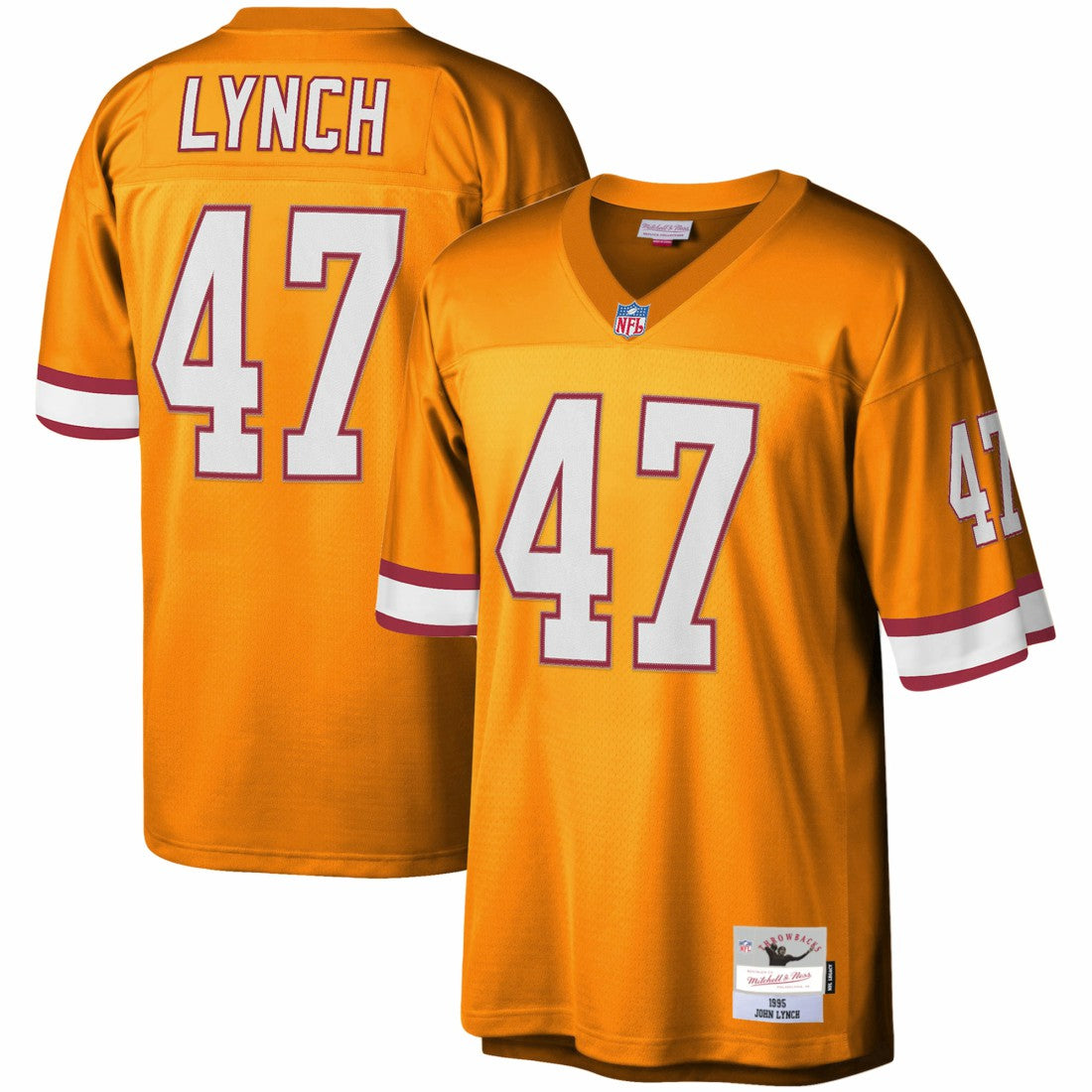 John Lynch Tampa Bay Buccaneers Legacy Replica Jersey - Orange Jerseys