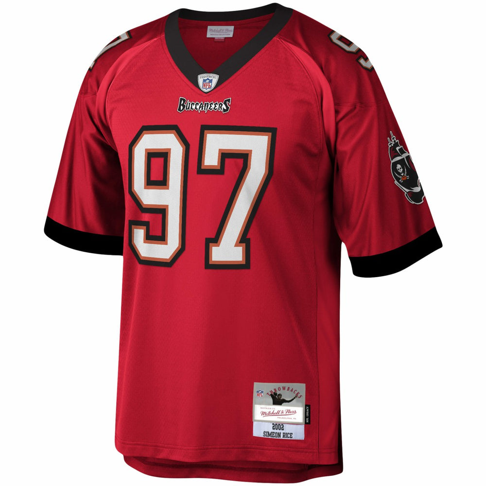 Simeon Rice Tampa Bay Buccaneers Legacy Replica Jersey - Red Jerseys