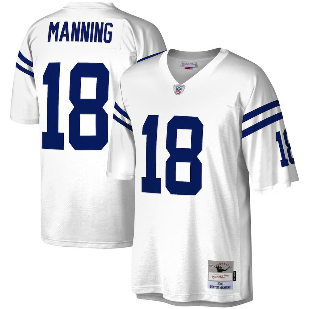 Peyton Manning Indianapolis Colts Legacy Replica Jersey - White Jerseys