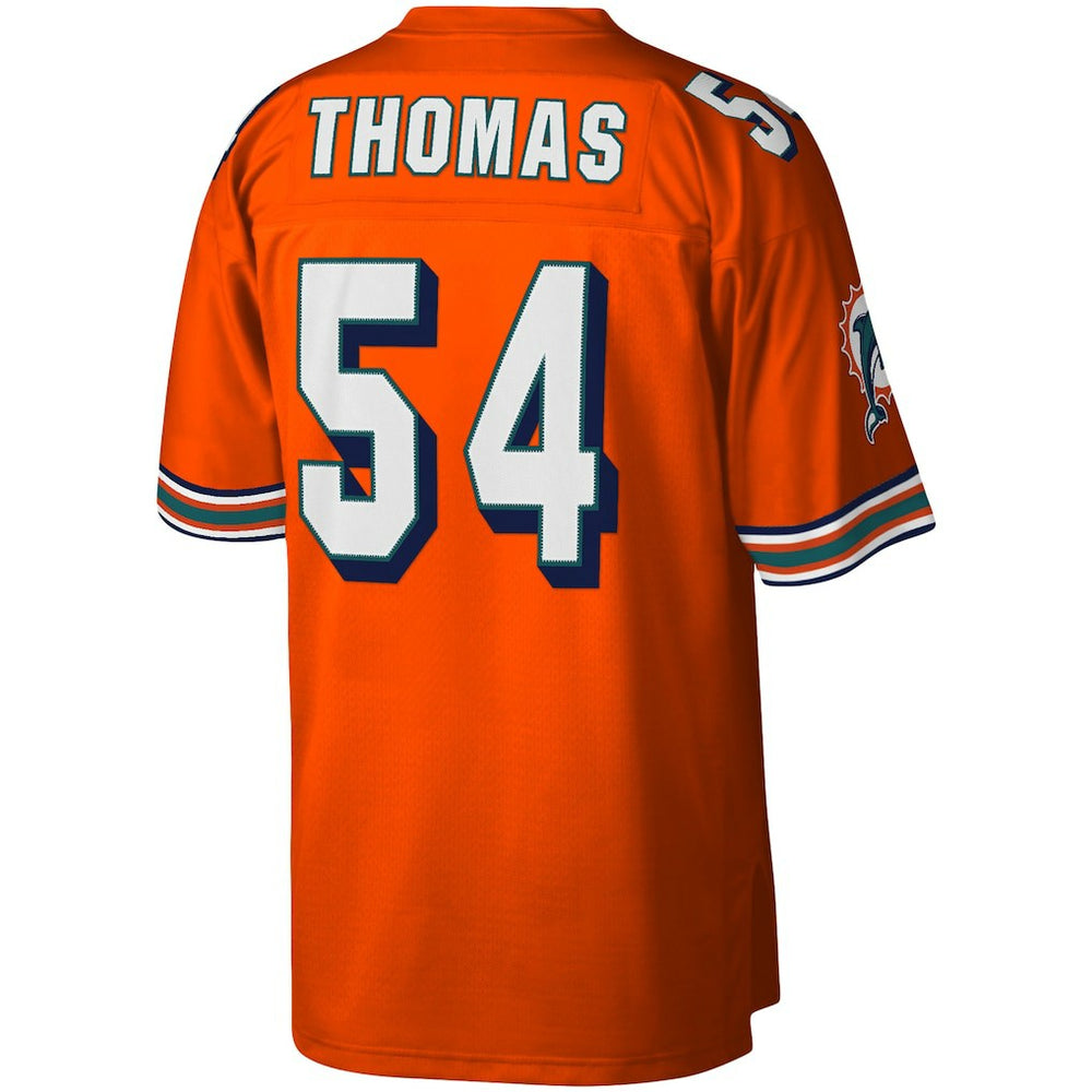 Zach Thomas Miami Dolphins Legacy Replica Jersey - Orange Jerseys
