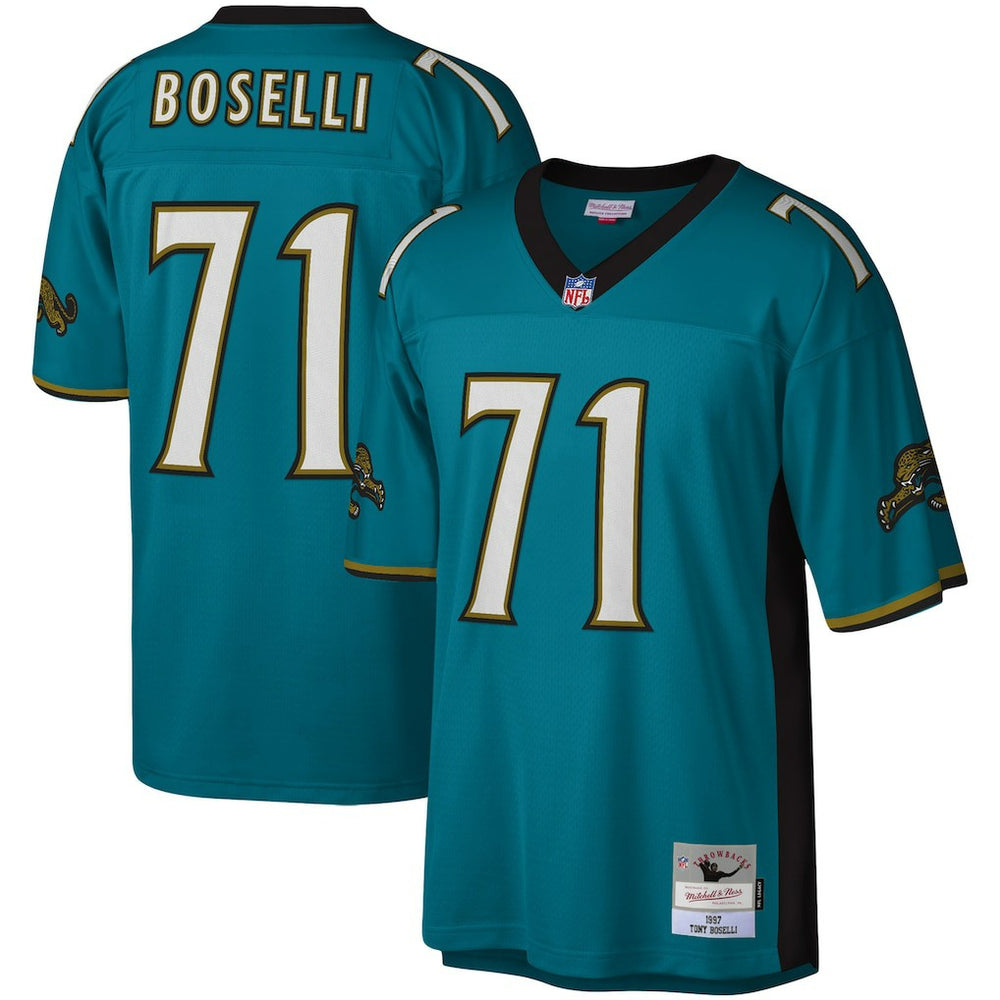 Tony Boselli Jacksonville Jaguars Legacy Replica Jersey - Teal Jerseys