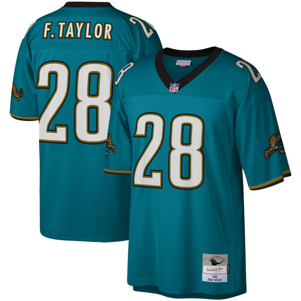 Fred Taylor Jacksonville Jaguars Legacy Replica Jersey - Teal Jerseys