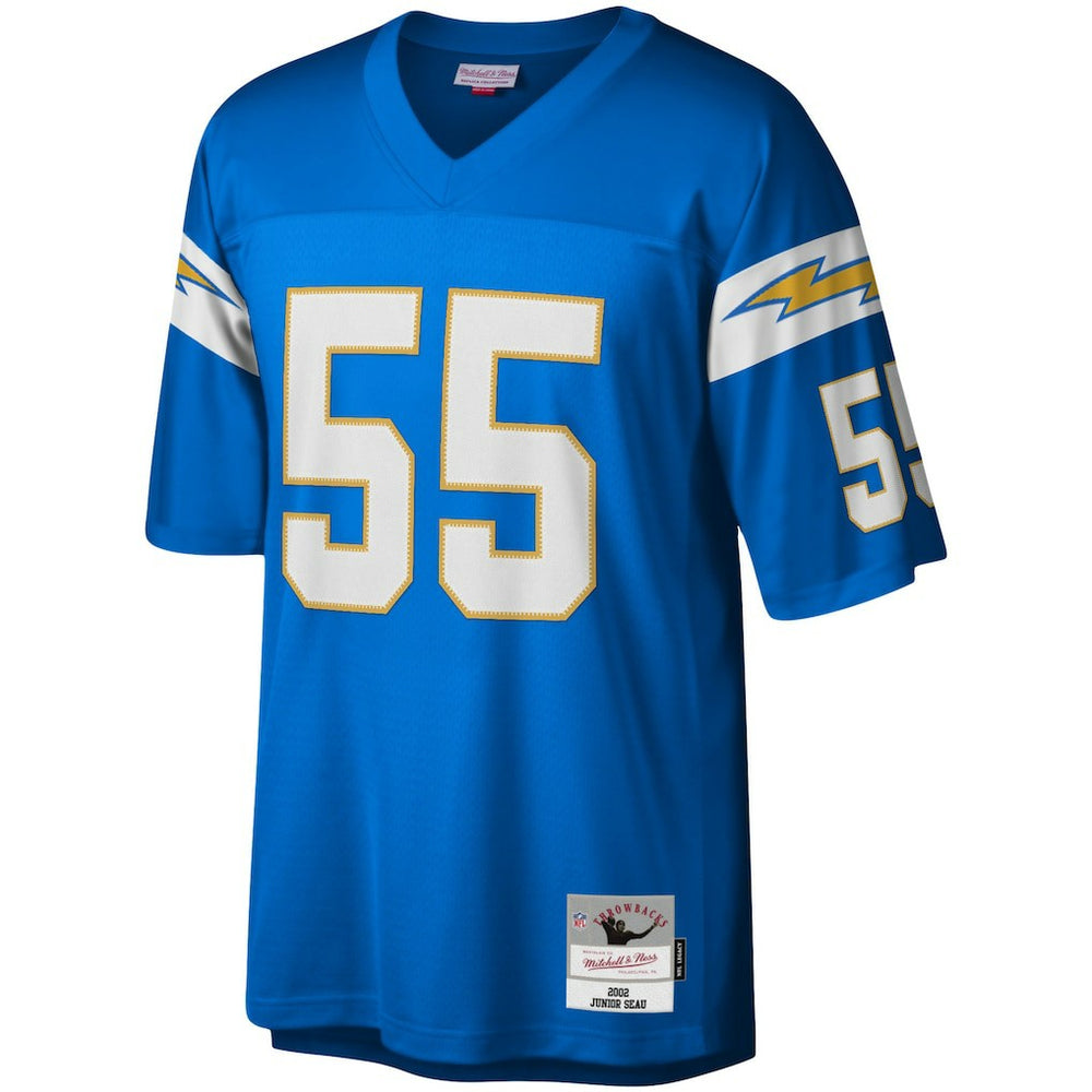 Junior Seau Los Angeles Chargers Legacy Replica Jersey - Powder Blue Jerseys