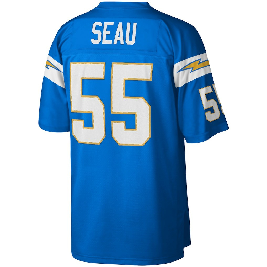 Junior Seau Los Angeles Chargers Legacy Replica Jersey - Powder Blue Jerseys