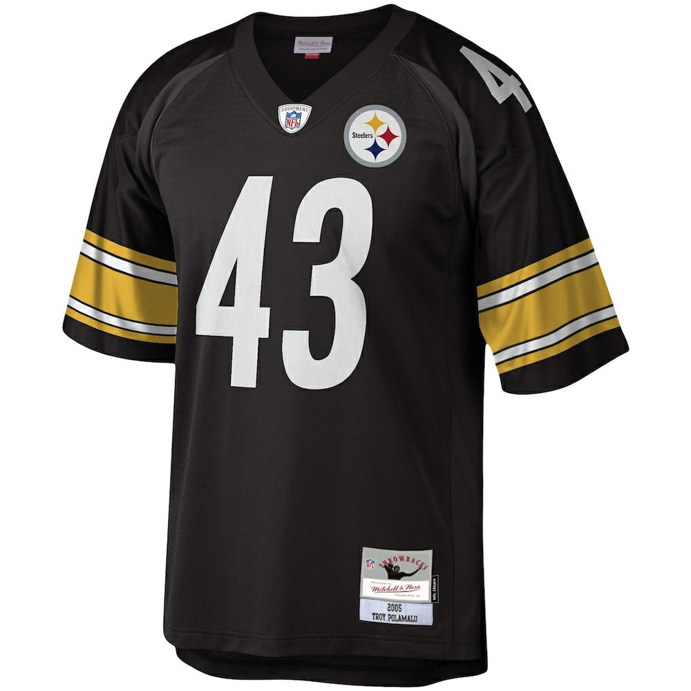 Troy Polamalu Pittsburgh Steelers Legacy Replica Jersey - Black Jerseys