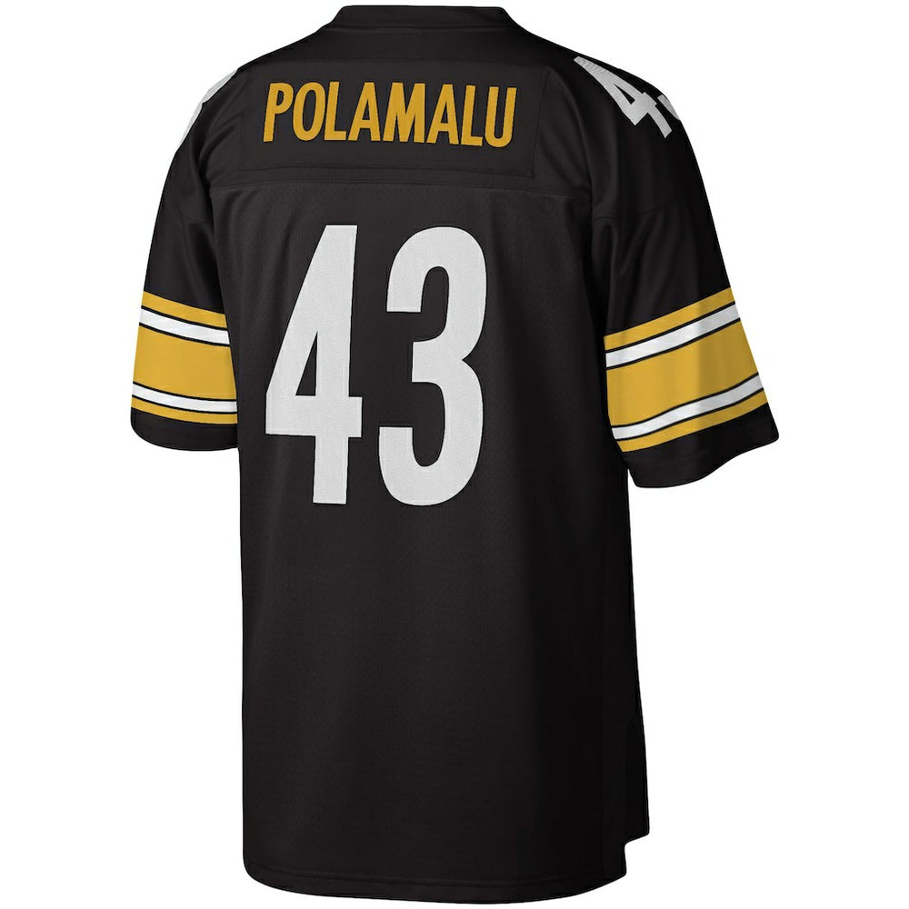 Troy Polamalu Pittsburgh Steelers Legacy Replica Jersey - Black Jerseys