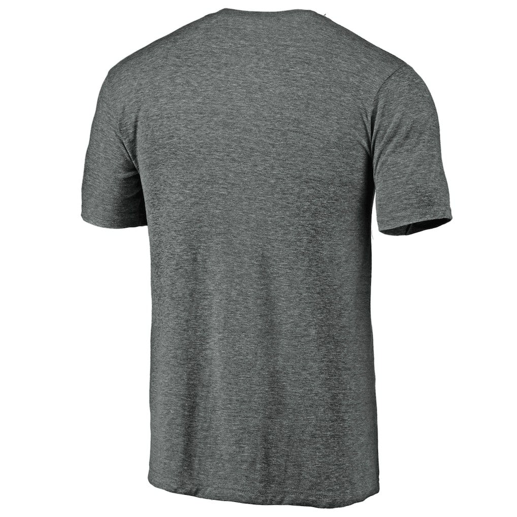 Golden State Warriors Distressed Primary Logo Tri-Blend T-Shirt Gray outlet