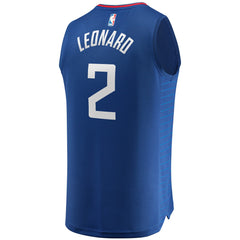 Kawhi Leonard LA Clippers Youth 2019/20 Fast Break Replica Jersey Blue Icon Edition - Fanatics