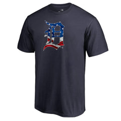 Miguel Cabrera Detroit Tigers Banner Wave Name & Number T-Shirt - Navy T-shirts