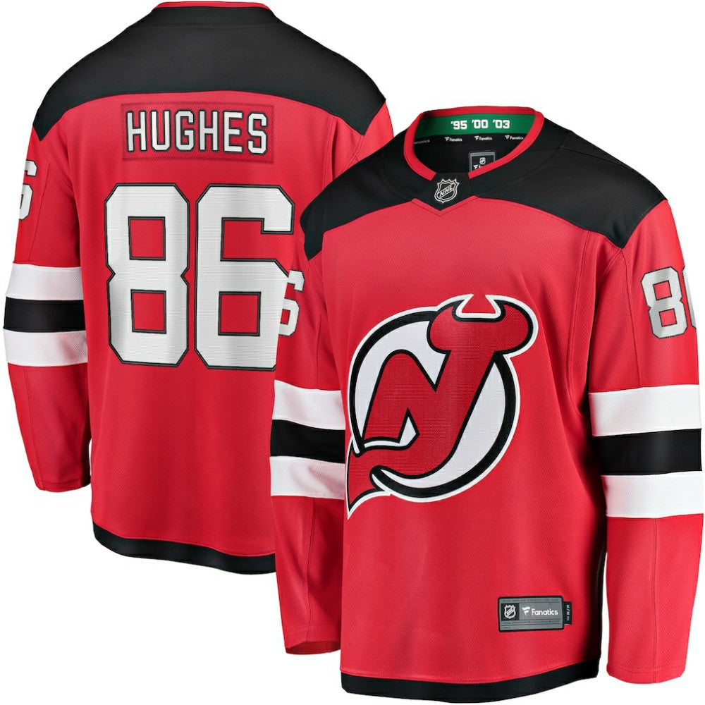 Jack Hughes New Jersey Devils Fanatics Breakaway Player Jersey - Red | US 3607217