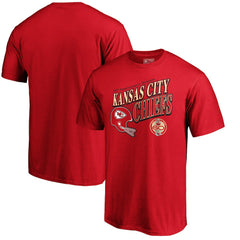 Kansas City Chiefs 60th Season Logo Rise T-Shirt - Red T-shirts