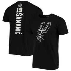 Luka Samanic San Antonio Spurs Playmaker Name & Number Logo T-Shirt Black - Fanatics outlet