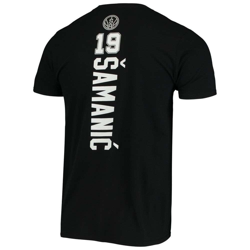 Luka Samanic San Antonio Spurs Playmaker Name & Number Logo T-Shirt Black - Fanatics outlet