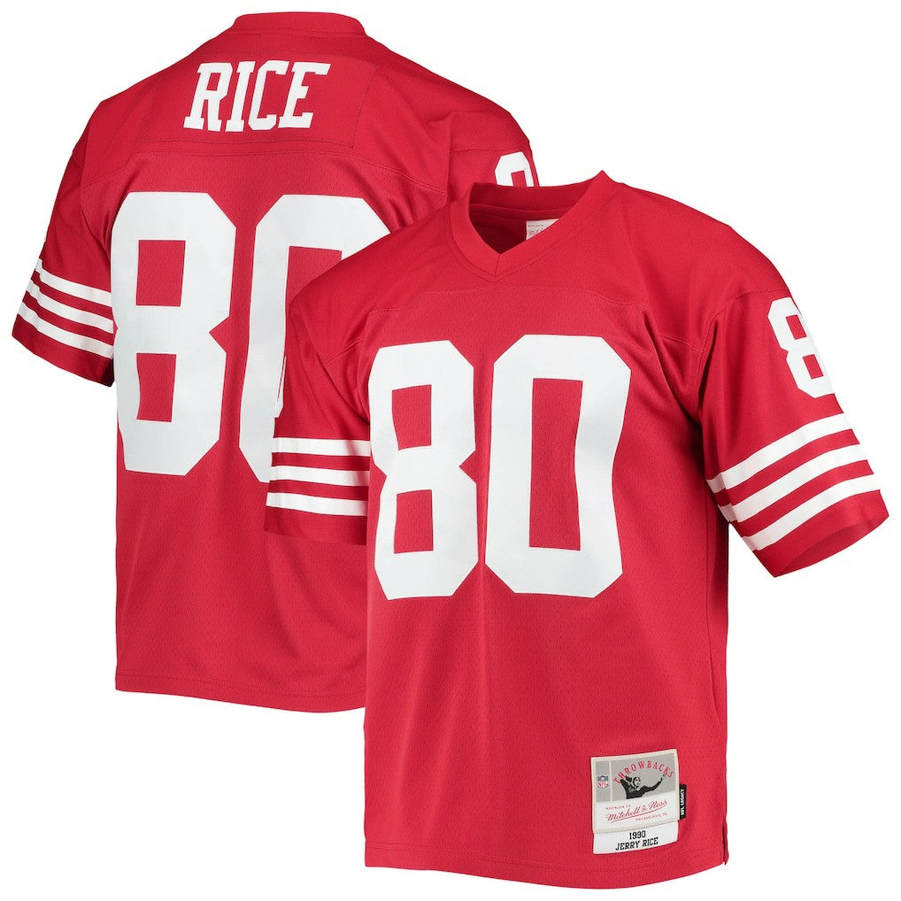 Jerry Rice San Francisco 49ers Legacy Replica Jersey - Scarlet Jerseys
