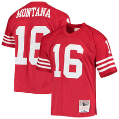 Joe Montana San Francisco 49ers Legacy Replica Jersey - Scarlet Jerseys