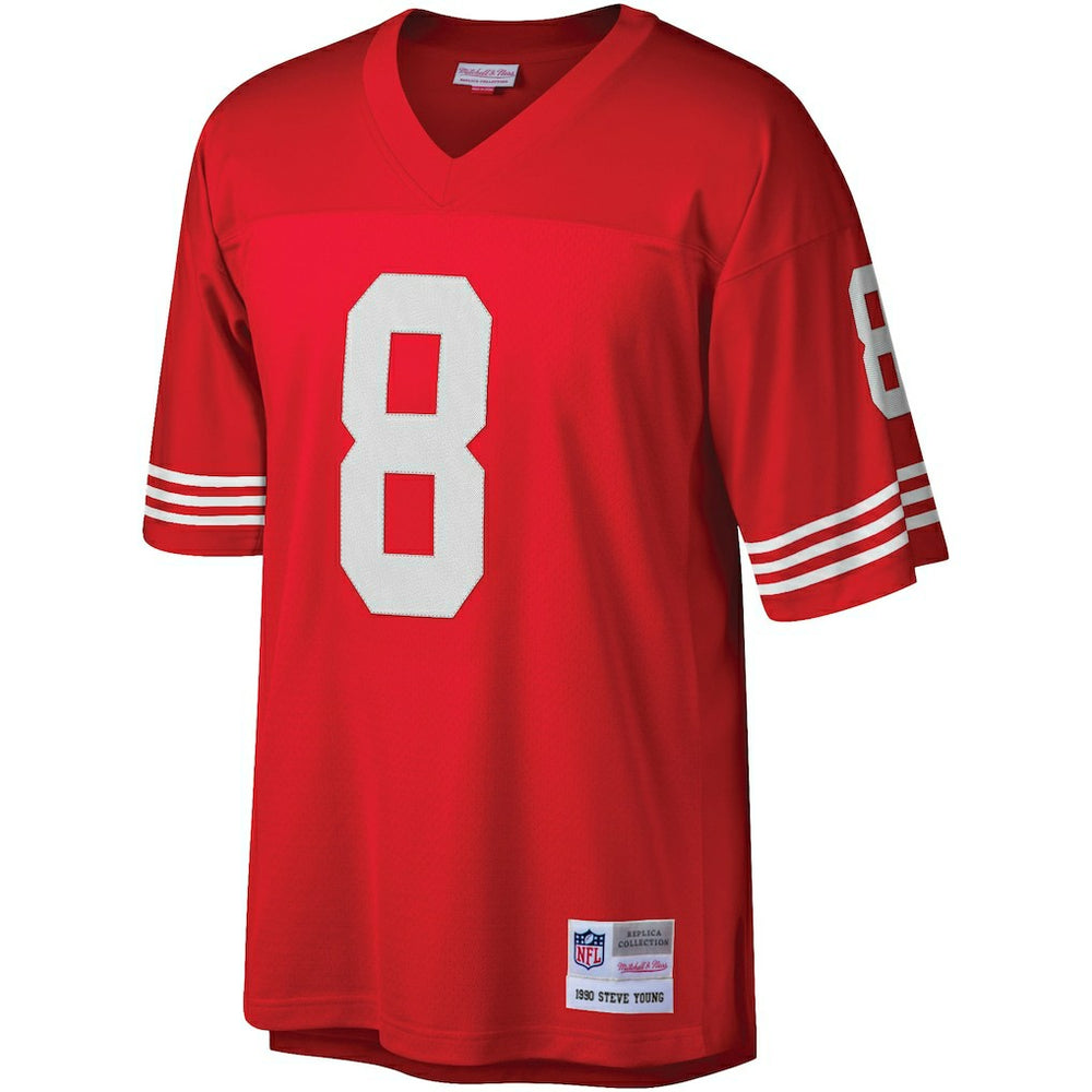 Steve Young San Francisco 49ers Legacy Replica Jersey - Scarlet Jerseys