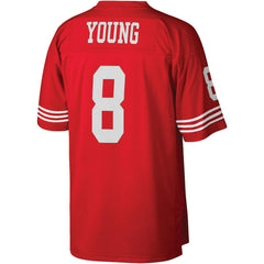 Steve Young San Francisco 49ers Legacy Replica Jersey - Scarlet Jerseys