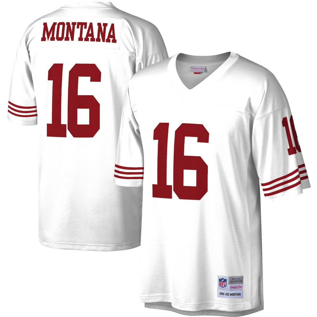 Joe Montana San Francisco 49ers 1990 Legacy Replica Jersey - White Jerseys