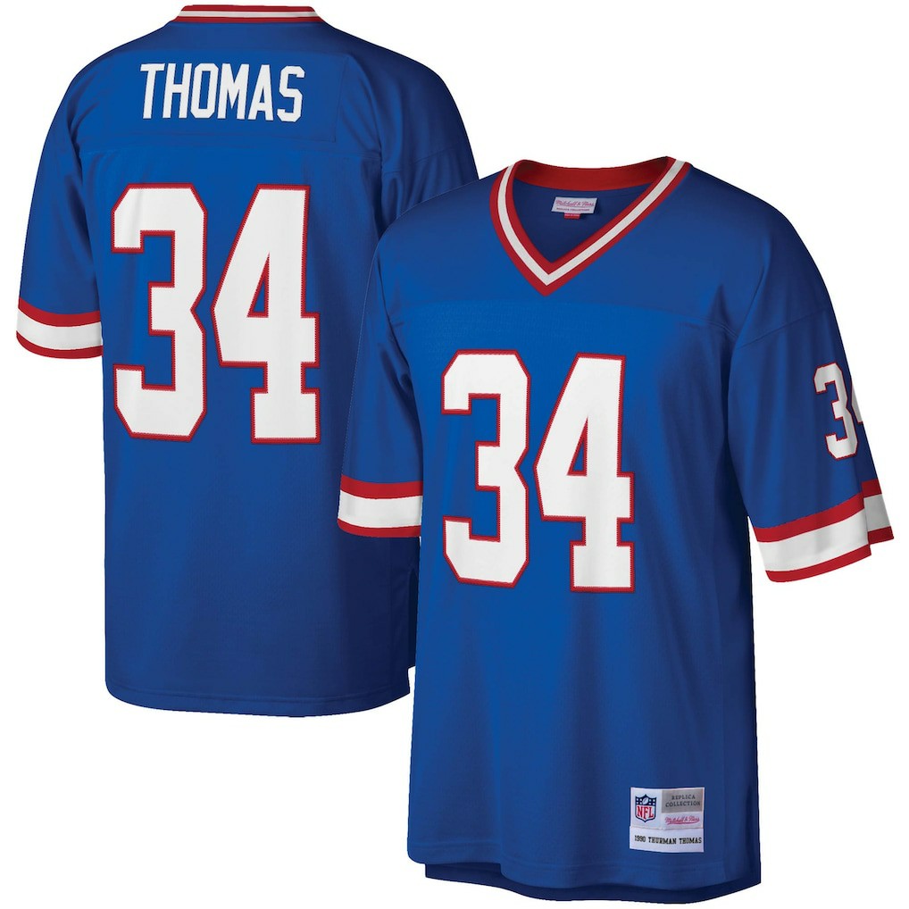 Thurman Thomas Buffalo Bills Legacy Replica Jersey - Royal Jerseys