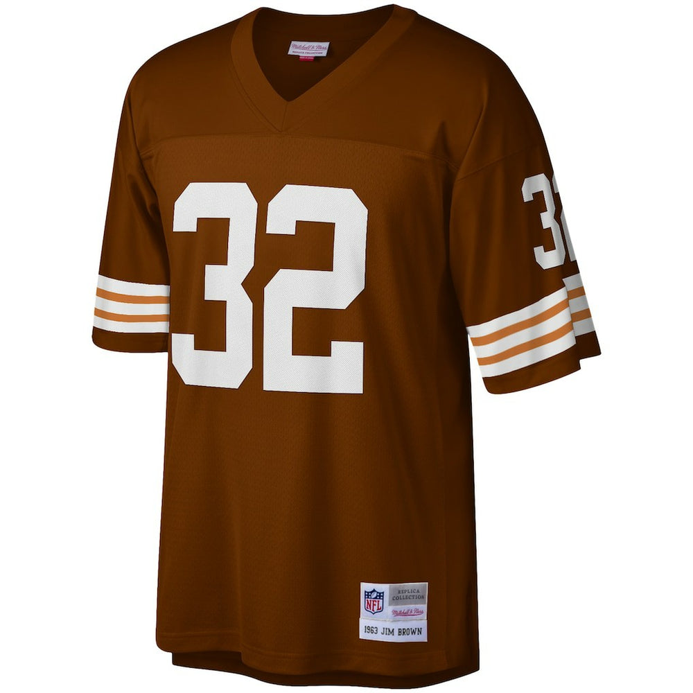 Jim Brown Cleveland Browns Legacy Replica Jersey - Brown Jerseys