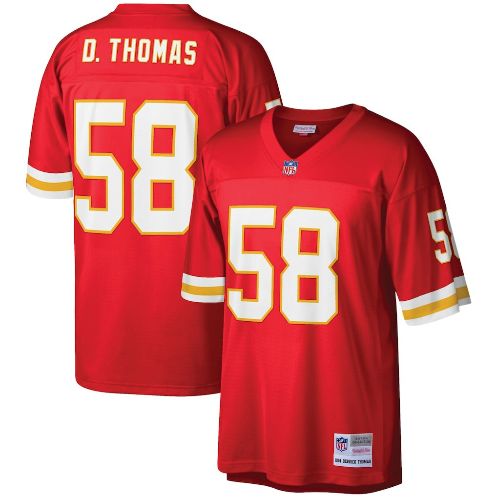 Derrick Thomas Kansas City Chiefs Legacy Replica Jersey - Red Jerseys