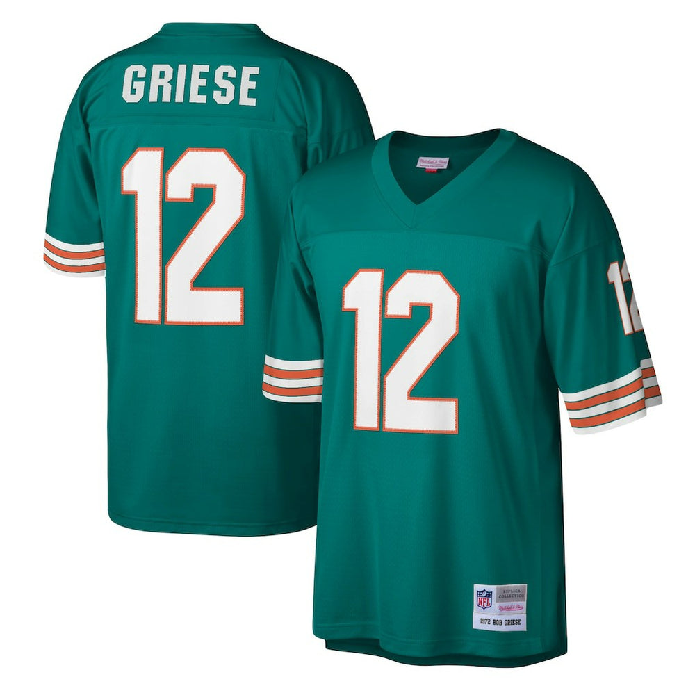 Bob Griese Miami Dolphins Legacy Replica Jersey - Aqua Jerseys