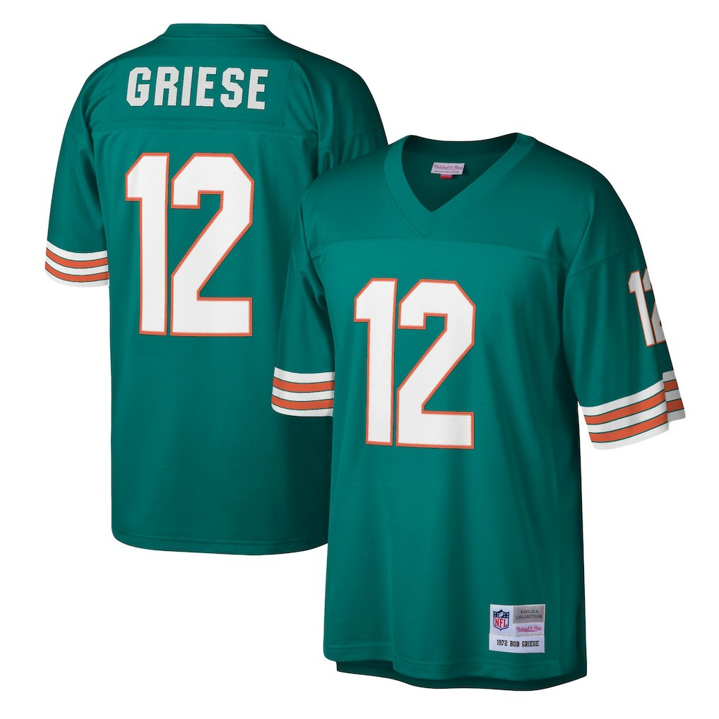 Bob Griese Miami Dolphins Legacy Replica Jersey - Aqua Jerseys