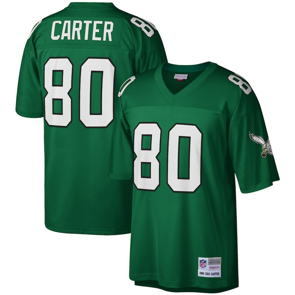 Cris Carter Philadelphia Eagles Legacy Replica Jersey - Kelly Green Jerseys